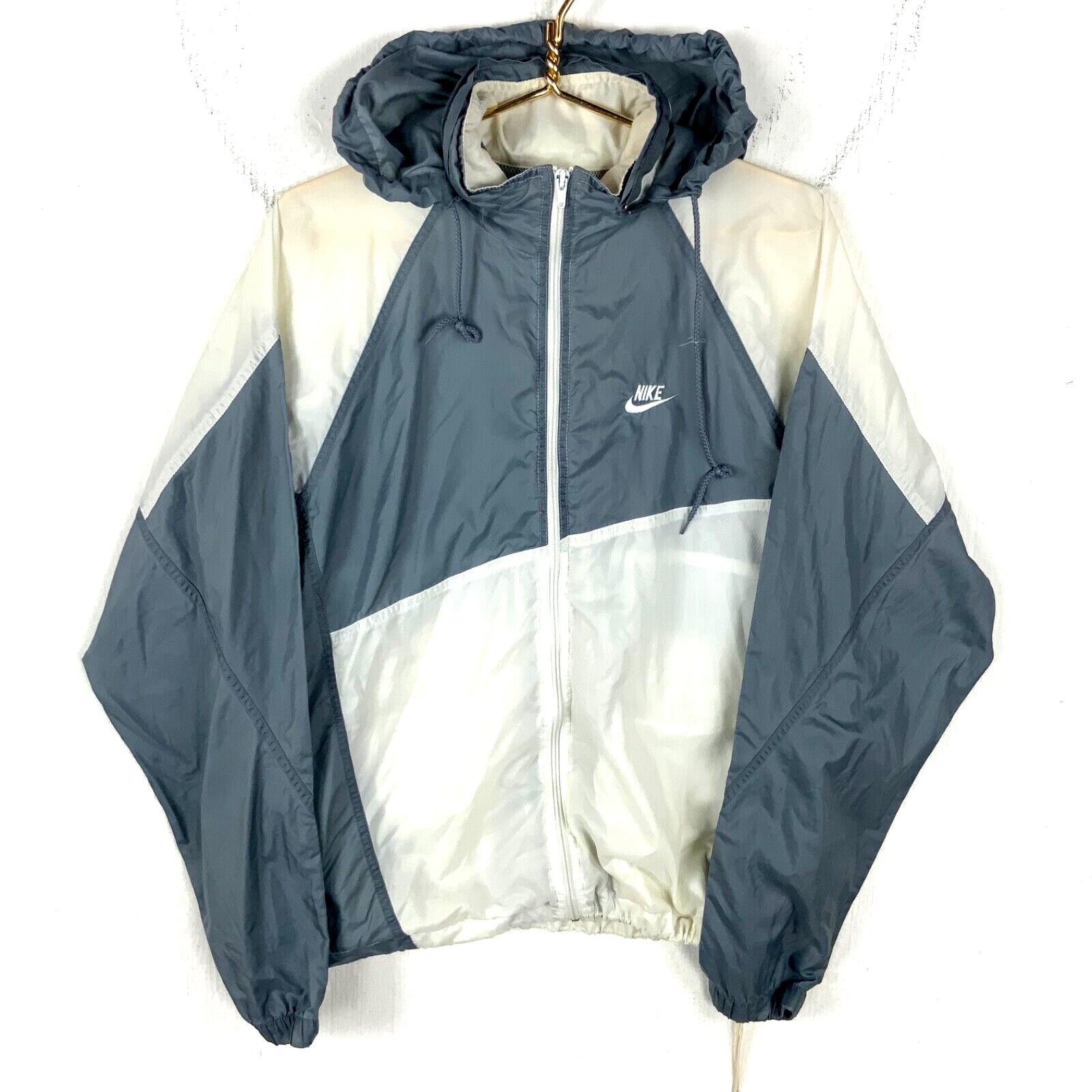 Giacca Nike vintage giacca a vento con zip intera color block