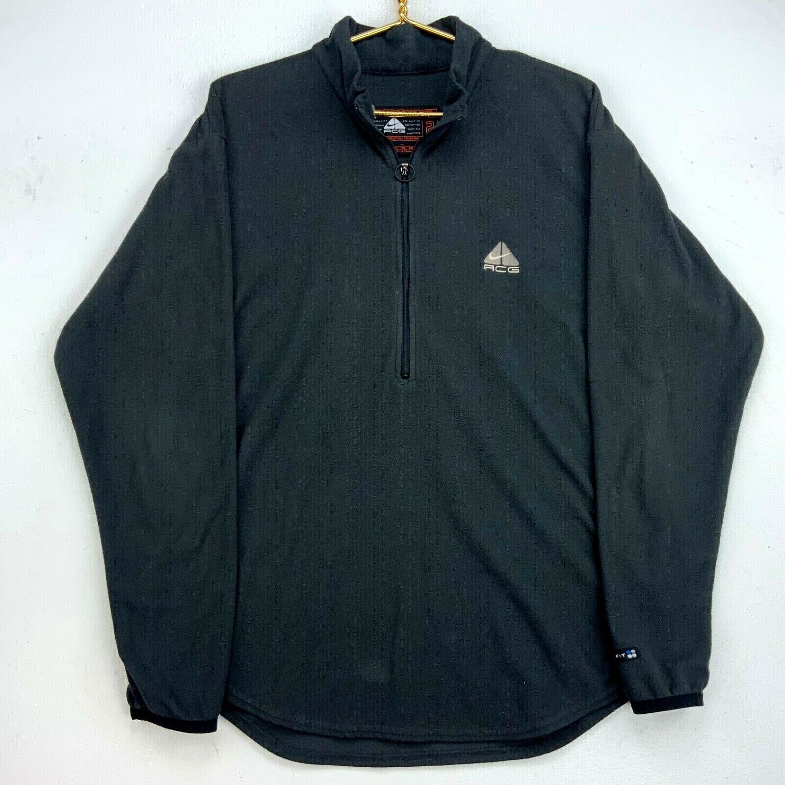 Nike ACG Thermal Gear 1/2 Zip Pull Polaire XL Gris France