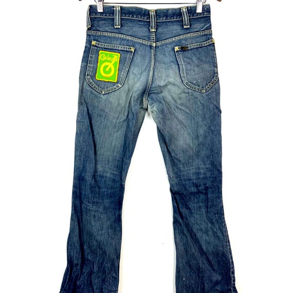 Vintage Lee 1970's Denim Jean 30x30 Blue Dark Wash Bootcut - Etsy