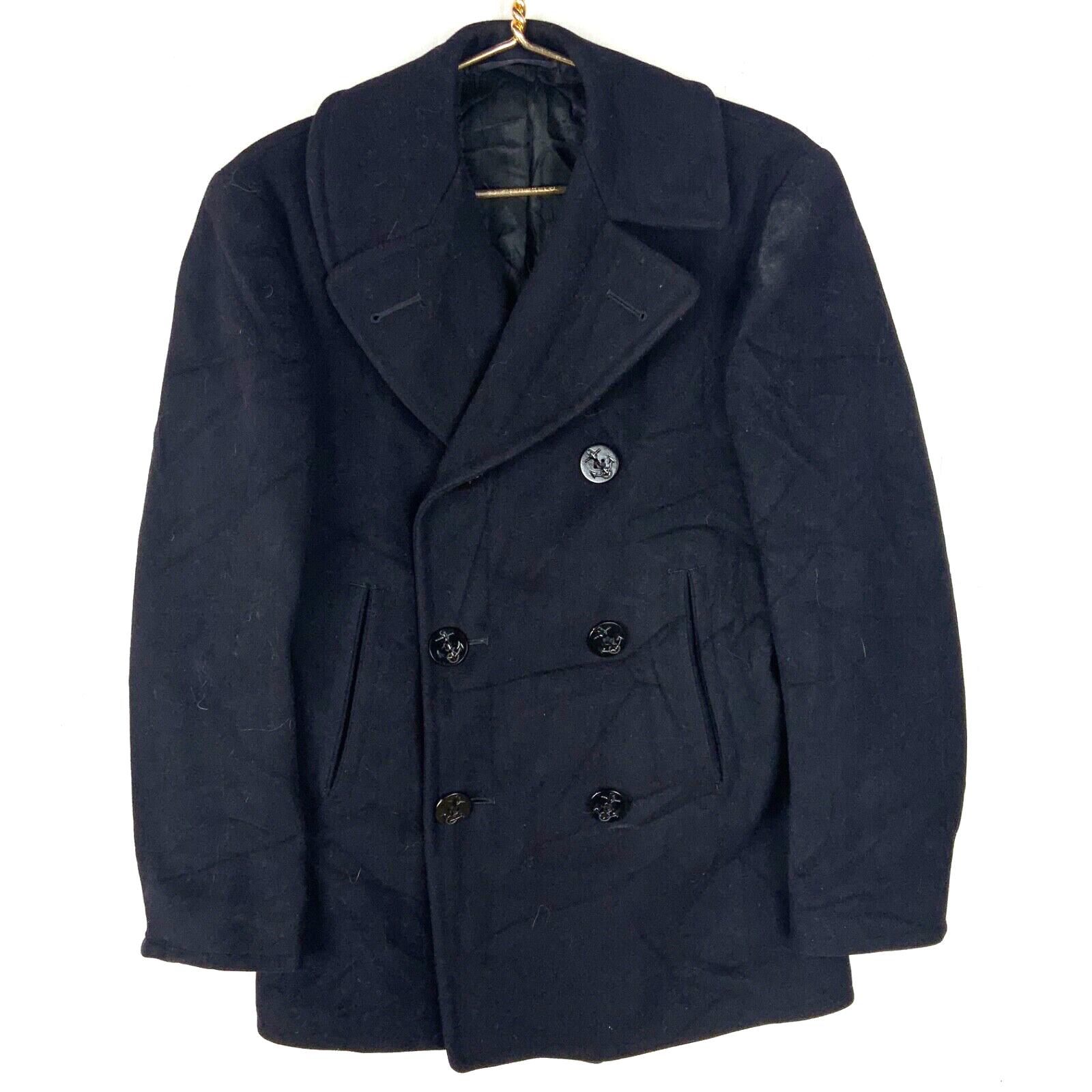 Vintage Navy Peacoat - Etsy Canada