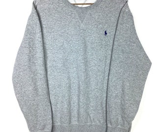 Polo Ralph Lauren Sweatshirt Crewneck Size Extra Large Gray