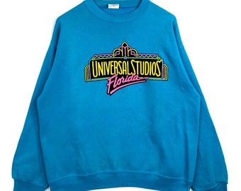 Vintage Universal Studios Florida Sweatshirt Crewneck Size Medium Made In Usa