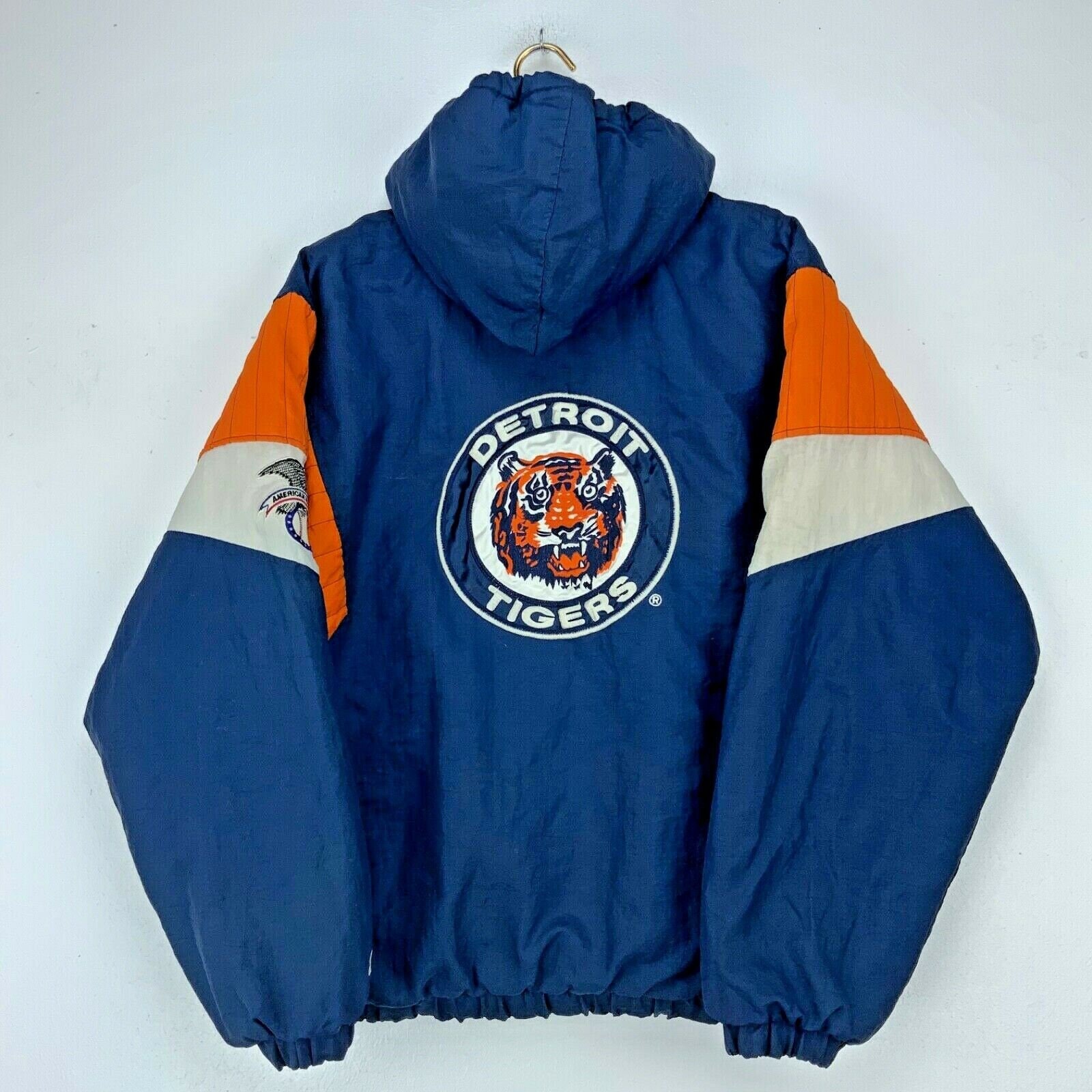 RetroRise1 South Pole Fashion Network Vintage Quarter Zip Jersey Large White Hockey 90s