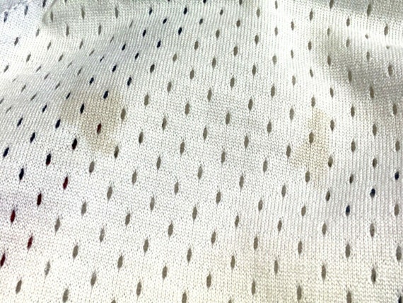 Ben Wallace Detroit Pistons Number 3 Retro Vintage Jersey Closeup