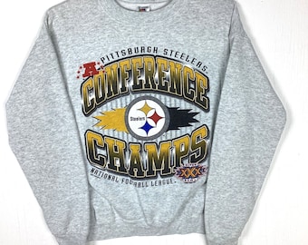 Vintage Pittsburgh Steelers Super Bowl Crewneck Sweatshirt Medium 1995 Nfl Usa