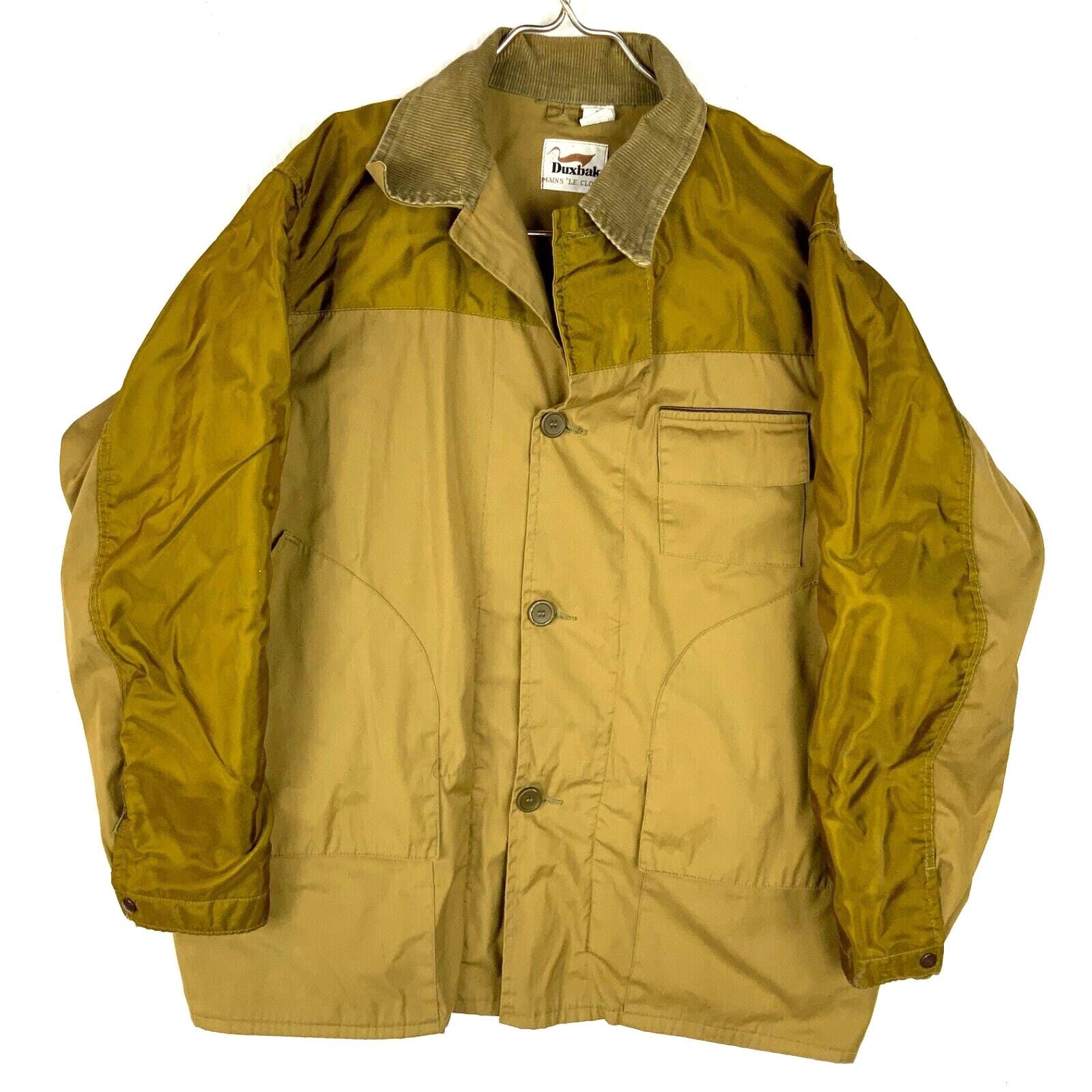 VTG 60s 70s Duxbak Rain Jacket Thinsulated Hooded Camouflage