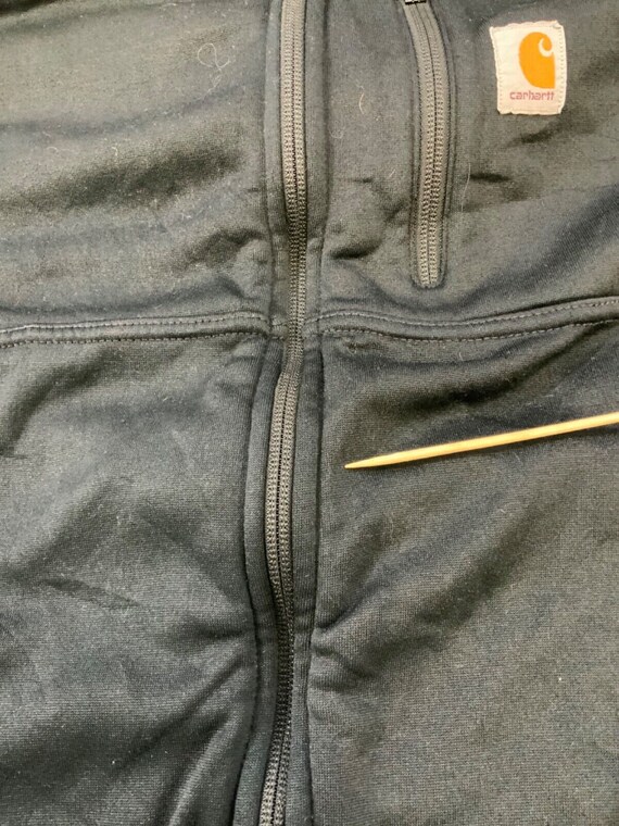 Carhartt Full Zip Fleece Sweater Jacket Size Smal… - image 5