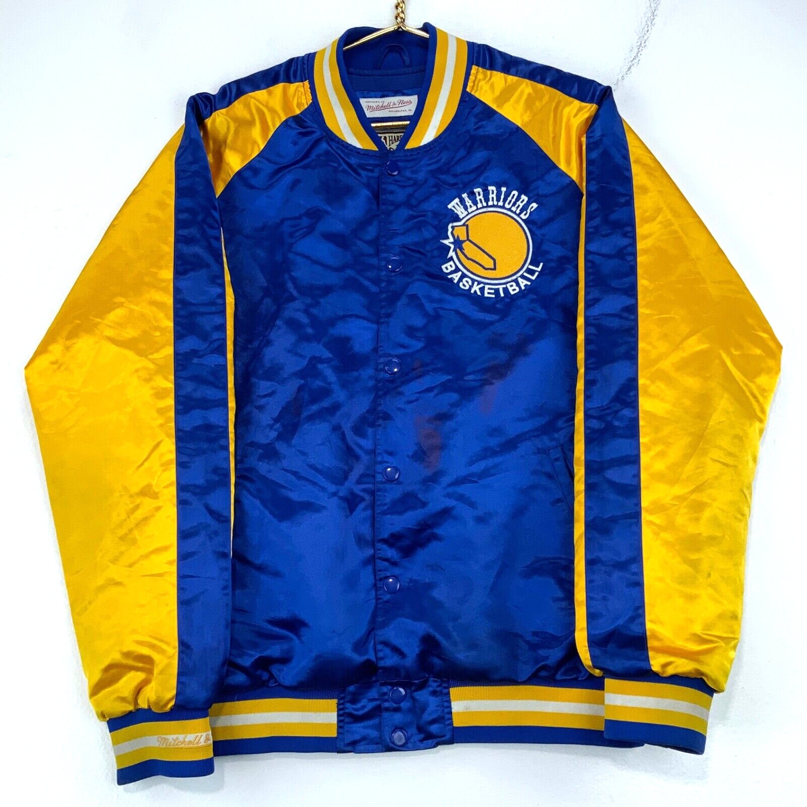 XL - Vintage NBA Golden State Warriors Pro Player Jacket – Twisted Thrift