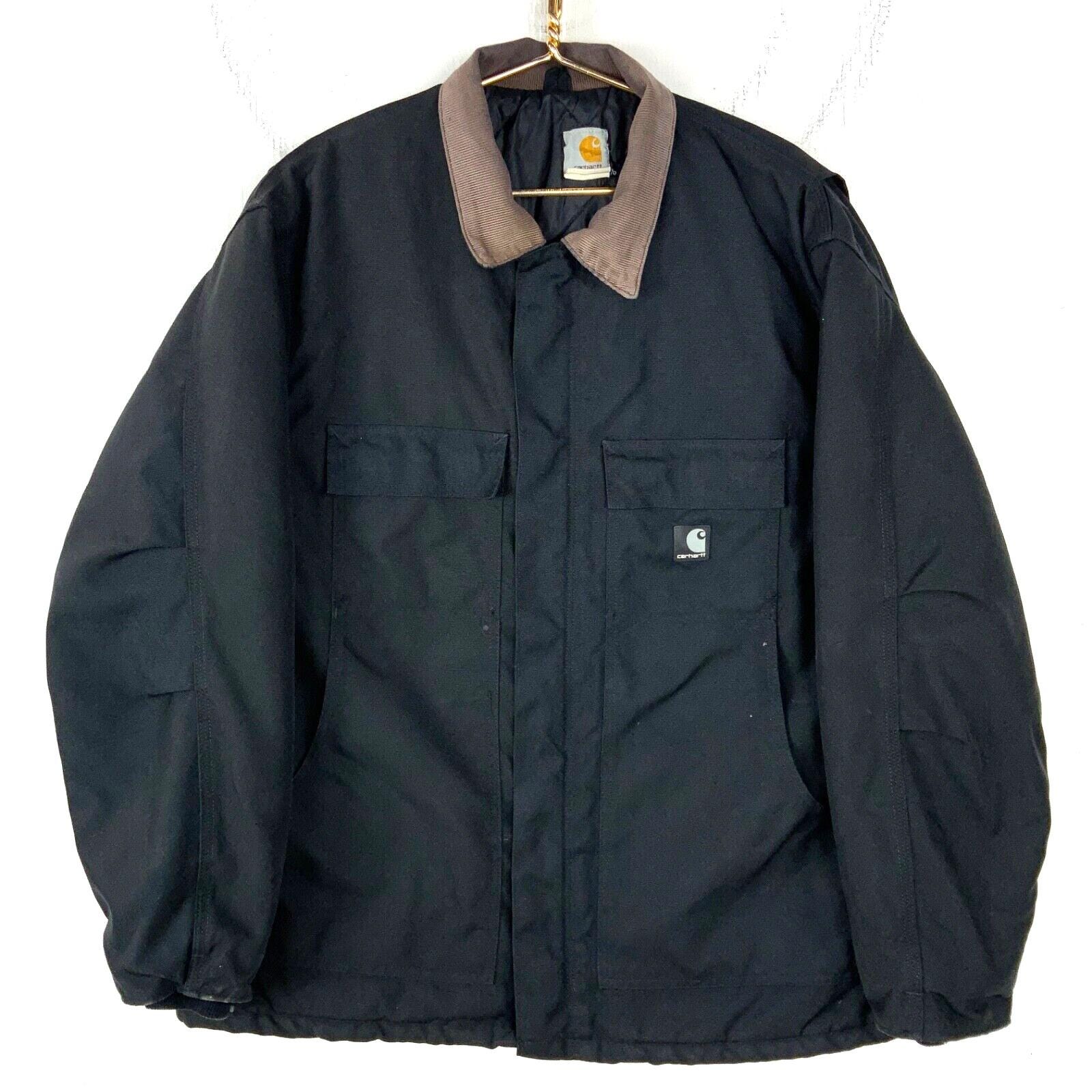 Vintage Carhartt Arctic Jacket Size Size XL Black Full Zip