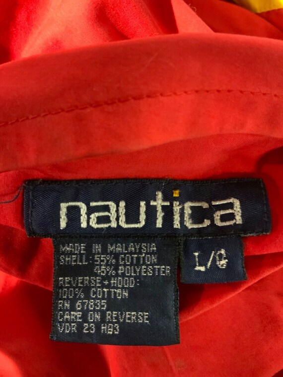 Vintage Nautica Full Zip Windbreaker Jacket Large… - image 5