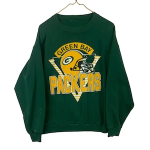Vintage Green Bay Packers Sweatshirt Klein Grün Nfl Football 90er Jahre Bild 1