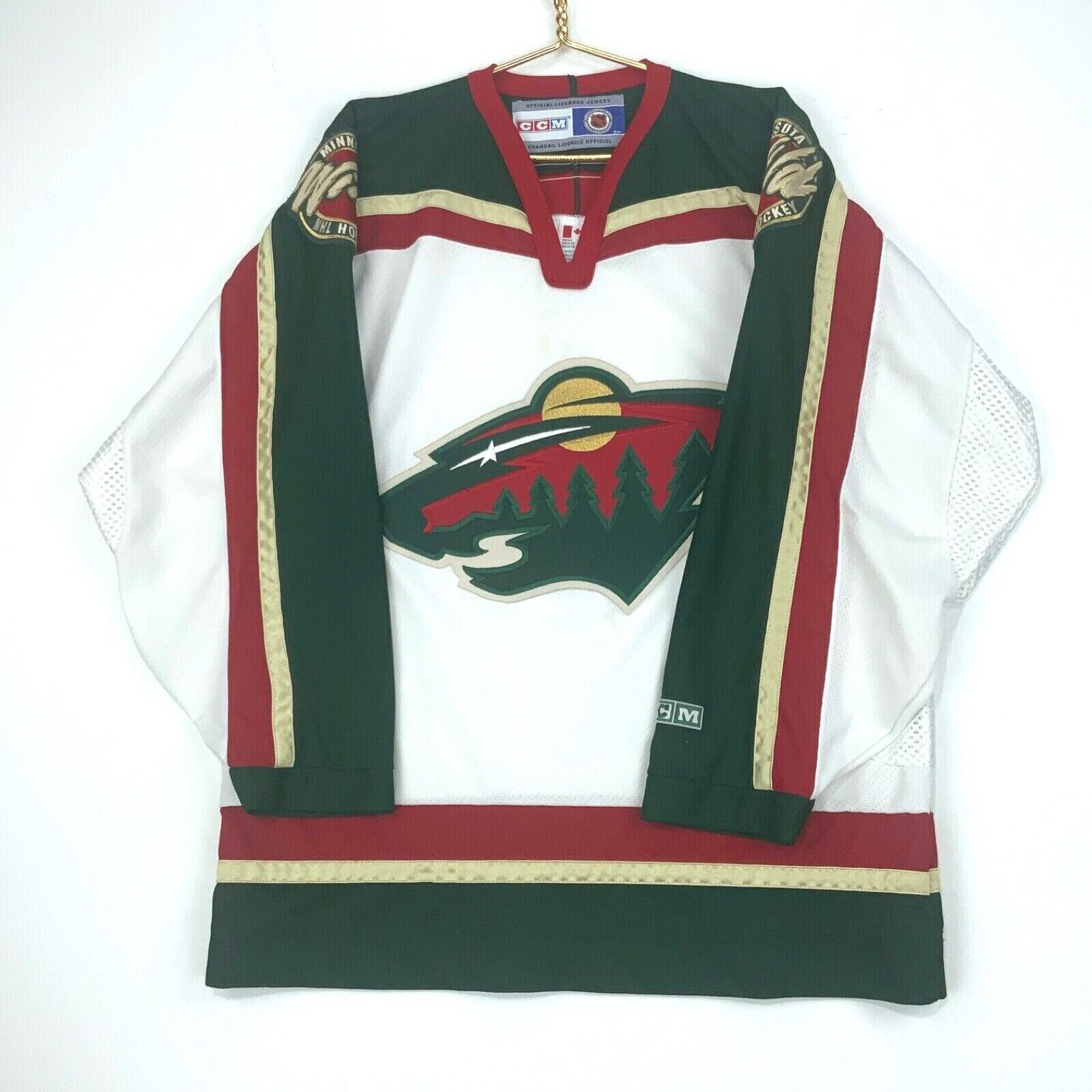Vintage Winnipeg Jets CCM Hockey Jersey Size Small White 90s NHL