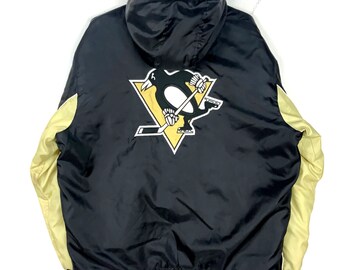 Pittsburgh Penguins Light Puffer Jacke Extra Large Schwarz G-iii Full Zip Nhl