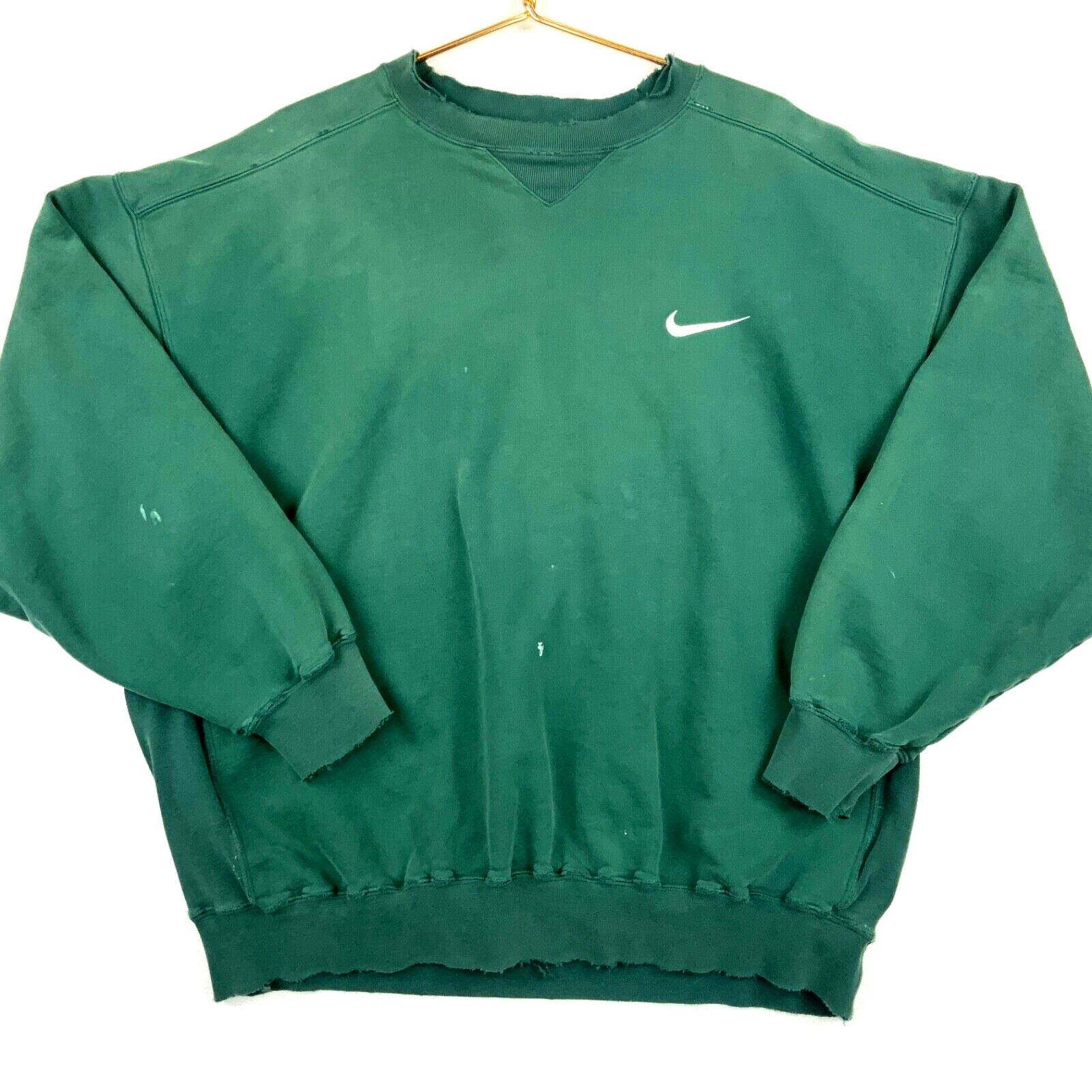 nike sweatshirt green vintage