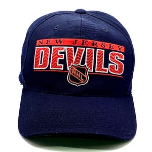 Vintage New Jersey Devils Sports Specialties SnapBack Hat Cap Adjustable Nhl