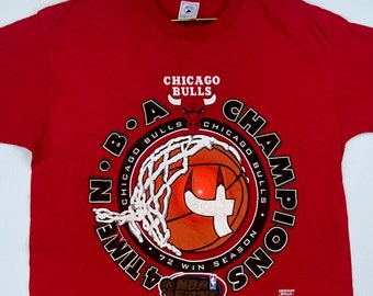 シカゴ・ブルズ Tシャツ 1996年製 L 1996年シカゴ・ブルズ 4回NBAチャンピオン ヴィンテージTシャツ