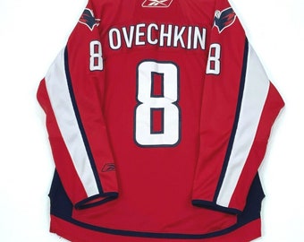 Reebok Washington Capitals Alex Ovechkin Throwback Alternate Captain T Shirt 