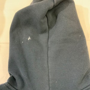 Vintage Carhartt Sweatshirt Hoodie 2XL Blue Workwear Patch image 8