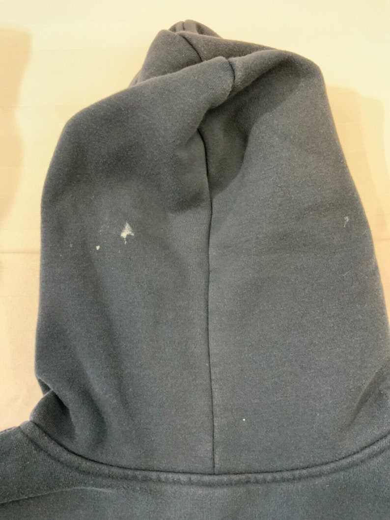 Vintage Carhartt Sweatshirt Hoodie 2XL Blue Workwear Patch image 8