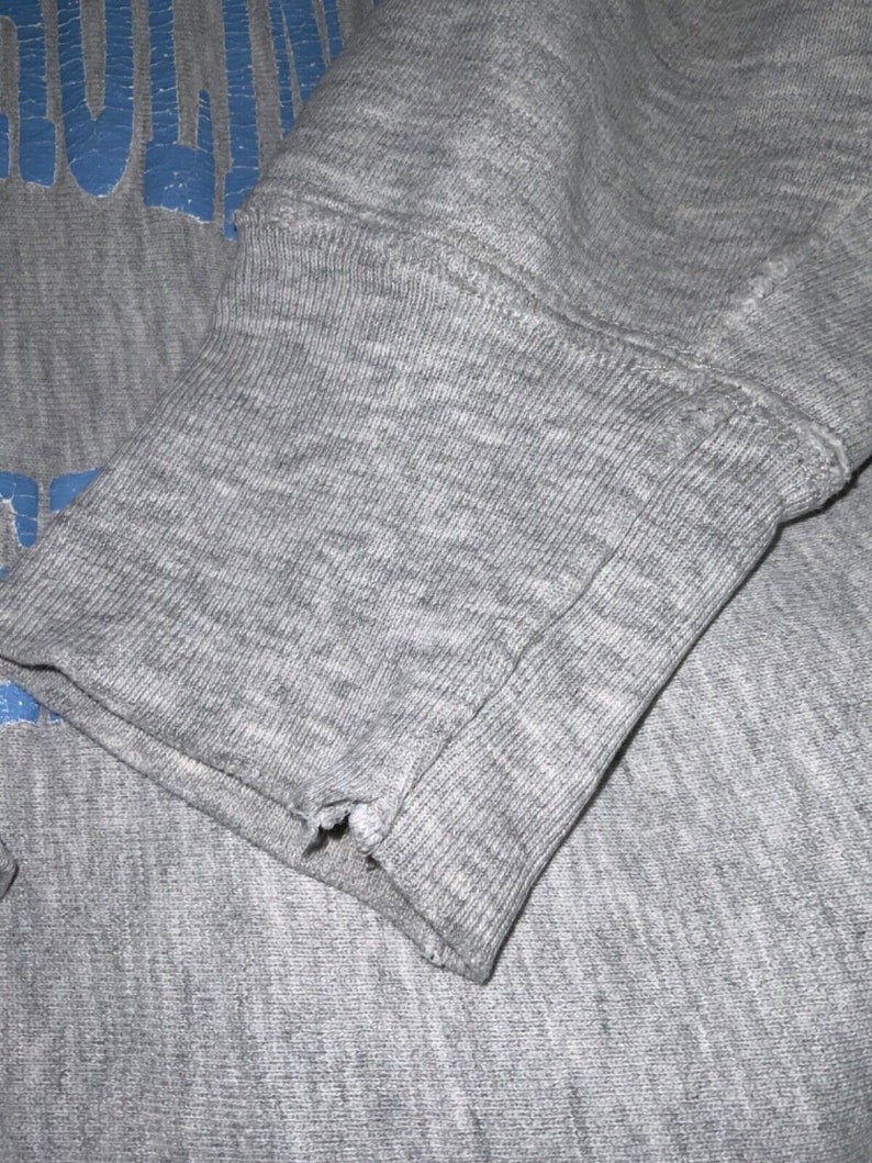 Vintage North Carolina Champion Reverse Weave Sweatshirt Medium Gray Ncaa image 6