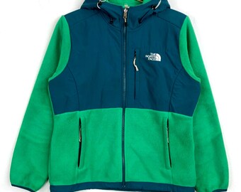 The North Face Denali Full Zip Women's Fleece Sweater Jacket Size Medium Green