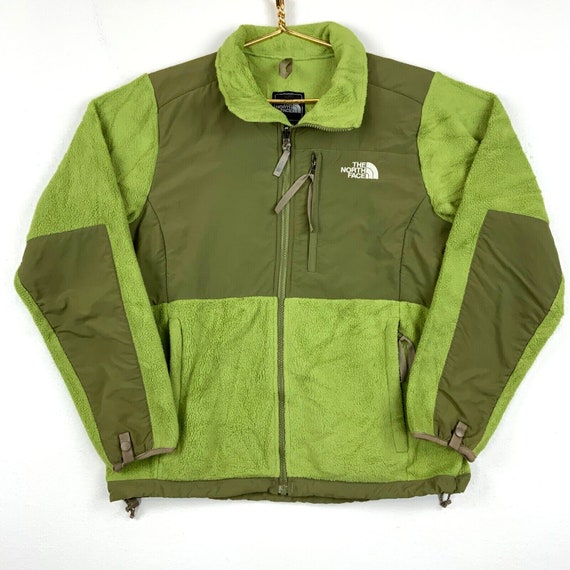 The North Face Denali Hoodie Full Zip Women's Fleece Sweater Jacket Medium  Green 