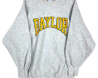 Vintage Champion Reverse Weave Sweatshirt Größe XL Ncaa University of Baylor