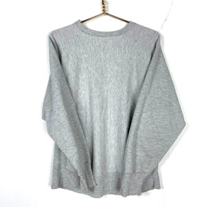 Vintage North Carolina Champion Reverse Weave Sweatshirt Medium Gray Ncaa image 2
