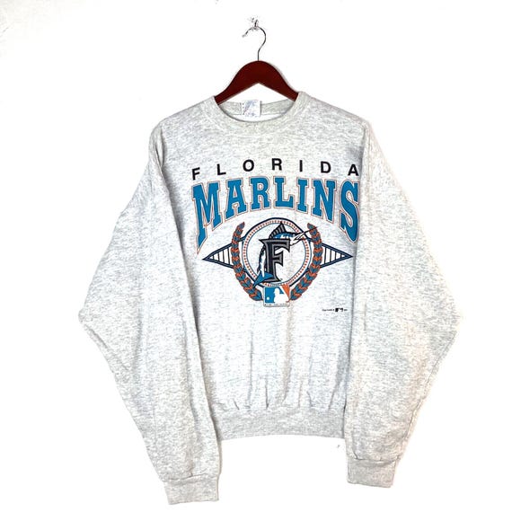 Vintage Florida Marlins Sweatshirt 2XL Gray Mlb Baseball 1993 Made in Usa Etsy