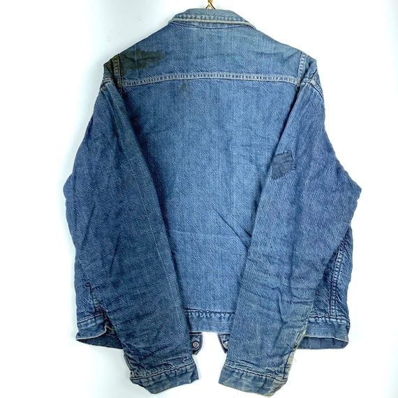 Vintage Sears Roebucks Denim Jean Jacket Medium B… - image 2