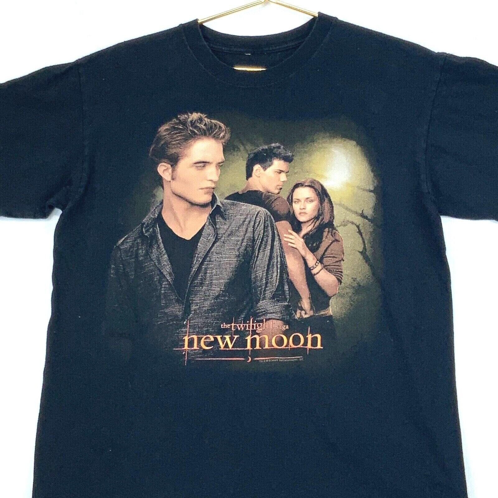The Twilight Saga New Moon T-shirt Size Medium Black Movie Tee 