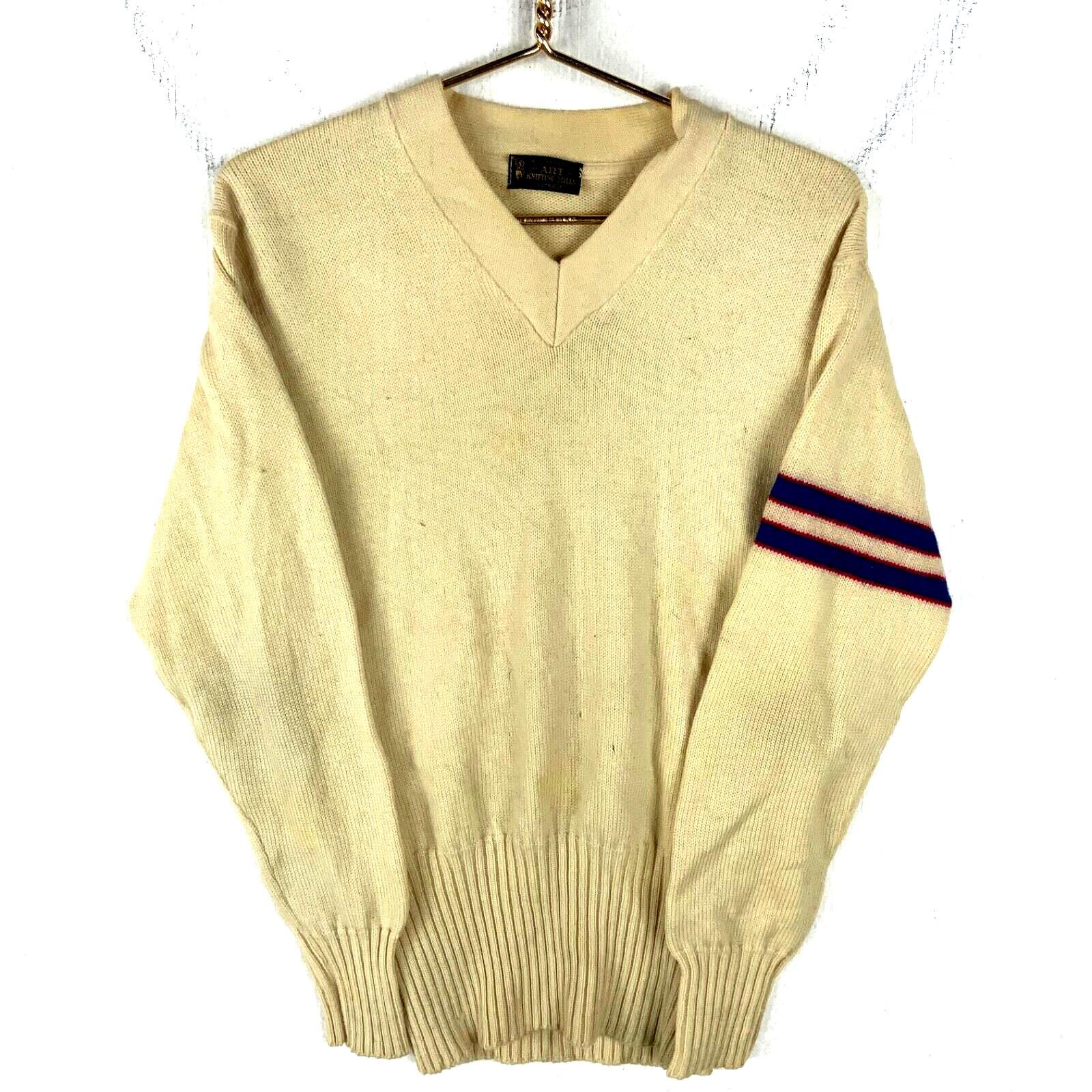 30s 40s Vintage Handmade Vneck Sweater