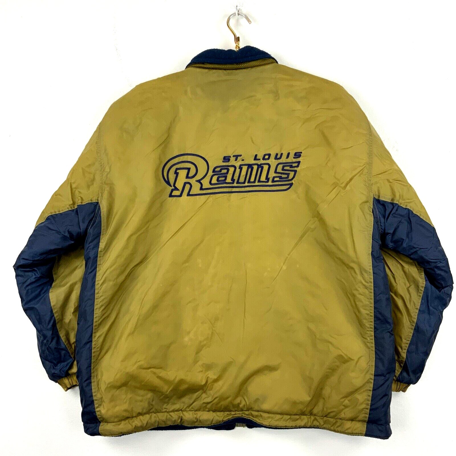 Vintage St. Louis Rams Unique Full Zip Puffer Jacket Size - Etsy