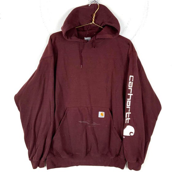 Felpa carhartt rossa deals