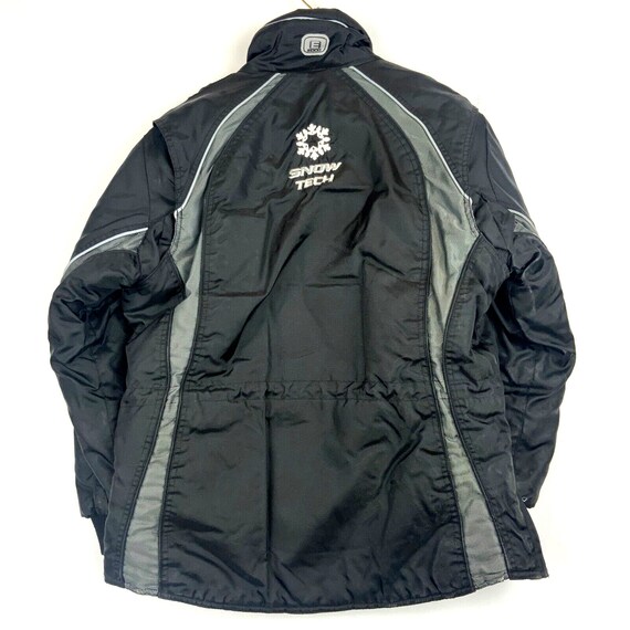 Vintage Snow Tech Snowmobile Racing Puffer Bomber Jacket Size