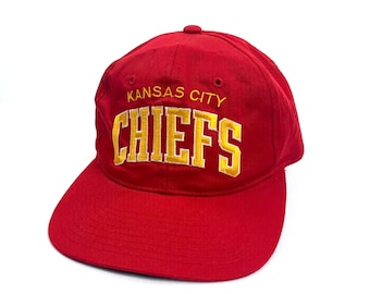 KANSAS CITY CHIEFS Logo7 Script Vintage Snapback Hat Cap 