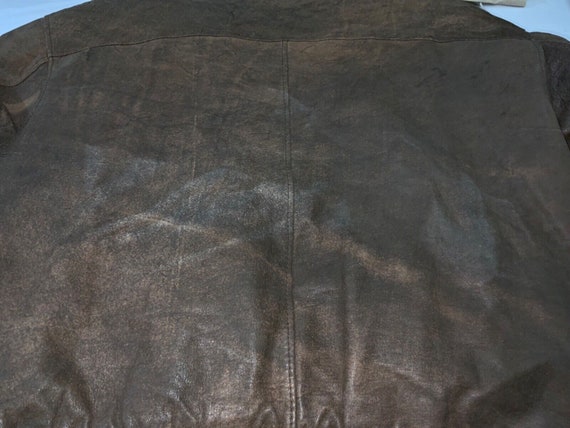 Vintage Paris Sport Club Full Zip Leather Jacket … - image 7