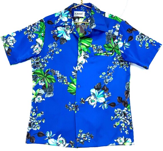 Vintage Pomaré Hawaii Button Up Shirt Size Large … - image 1