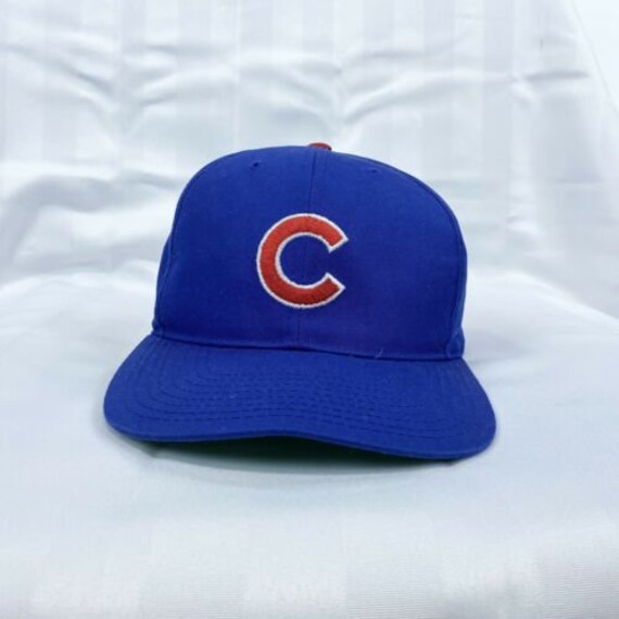 Chicago Cubs Vintage American Needle Snapback Hat Cap Blue 90s MLB