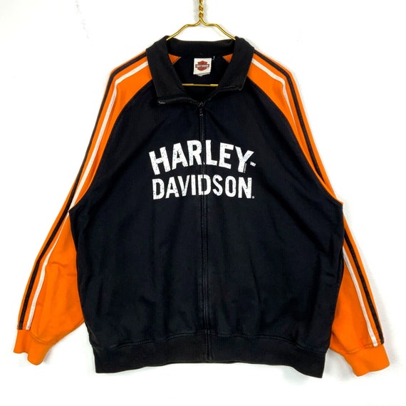 Vintage Harley Davidson Sweatshirt 2XL Black Coll… - image 1