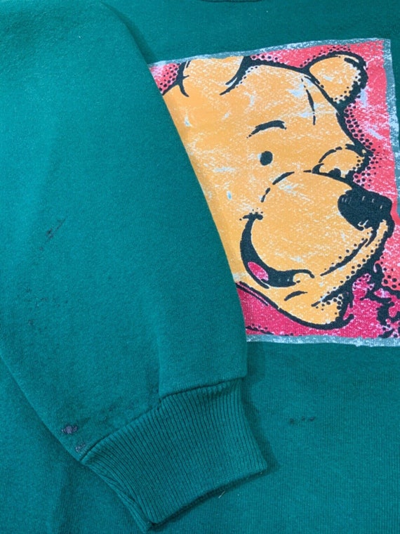 Buy Vintage Winnie the Pooh Disney Sweatshirt Crewneck Size Medium Green Made in Usa Online in India Etsy