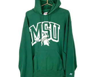 Vintage Michigan State Spartans Russell Athletic Sweatshirt Extra Large Ncaa