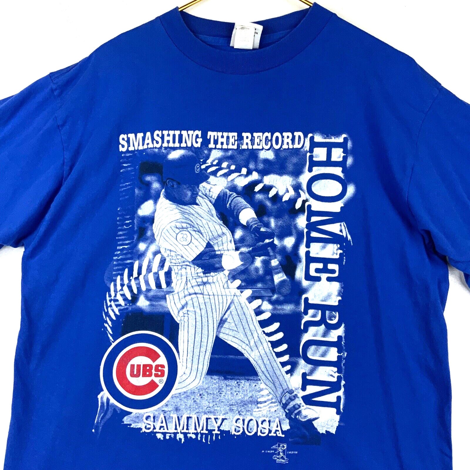 Vintage '04 #21 SAMMY SOSA Chicago Cubs MLB T-Shirt L (Deadstock