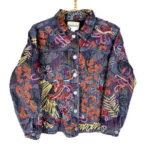 ジャケット・アウター 90s chico's design denim jacket y2k 90s chico's design denim jacket y2k