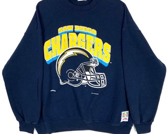 Vintage San Diego Chargers Nutmeg Sweatshirt Size XL 1994 Nfl Made In Usa 90s
