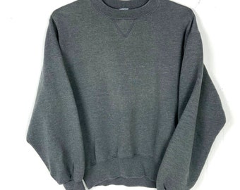 Vintage Russell Athletic Sweatshirt Crewneck Small Gray Made In Usa 90s