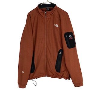 The North Face Gipfel Serie Windwall Windjacke Small Orange Full-Reißverschluss