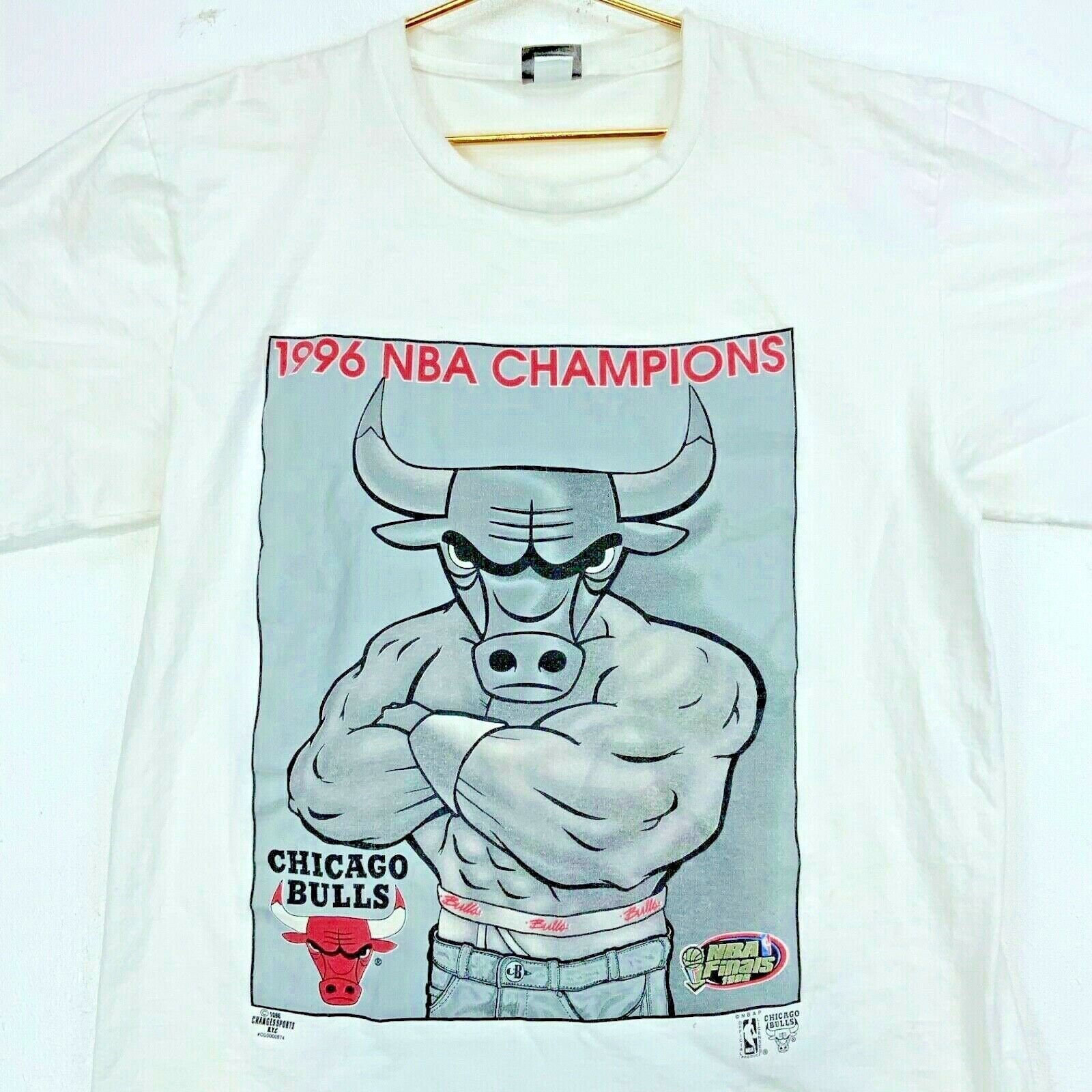 Vintage 1996 Chicago Bulls 'NBA Champions' T-Shirt – Sabbaticalvintage