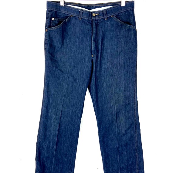 Vintage Levi's Action Denim Slacks Orange Tab Jeans 35x30 Vintage Levi's Action Denim Slacks Orange Tab Jeans 35x30
