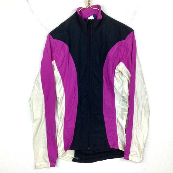 Vintage Nike Cycling Windbreaker Jacket Small Pin… - image 1
